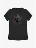 Squid Game Front Man Glitch Womens T-Shirt, BLACK, hi-res