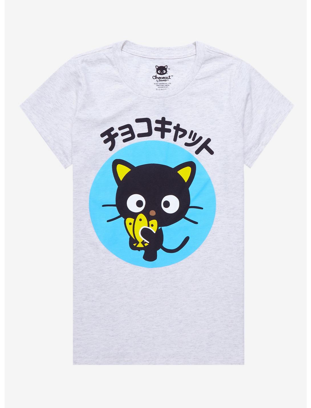 Chococat Fish Boyfriend Fit Girls T-Shirt, MULTI, hi-res
