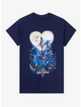 Kingdom Hearts Poster Boyfriend Fit Girls T-Shirt, , hi-res