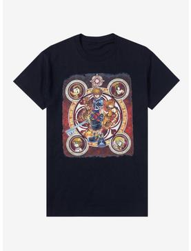 Kingdom Hearts Stained Glass Boyfriend Fit Girls T-Shirt, , hi-res