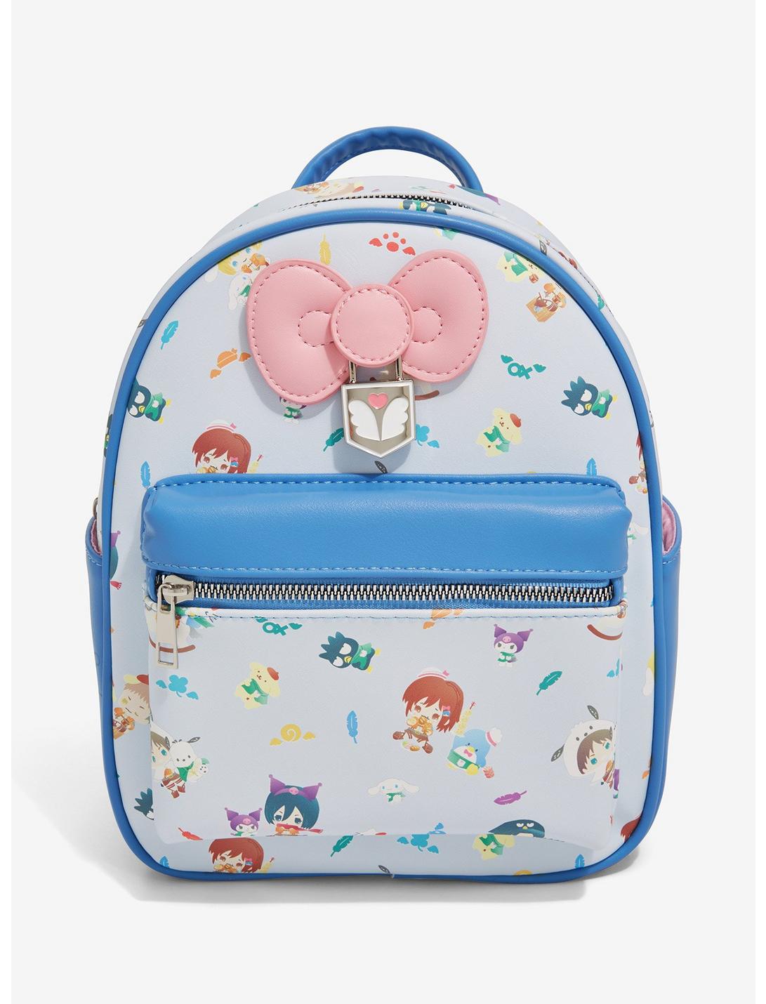 Sanrio Hello Kitty and Friends x Attack on Titan Allover Print Mini Backpack - BoxLunch Exclusive, , hi-res