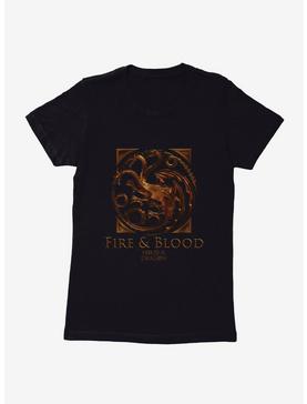 House Of The Dragon Fire And Blood House Targaryen Womens T-Shirt, , hi-res