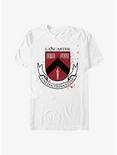 First Kill Blood Splatter Lancaster Crest T-Shirt, WHITE, hi-res