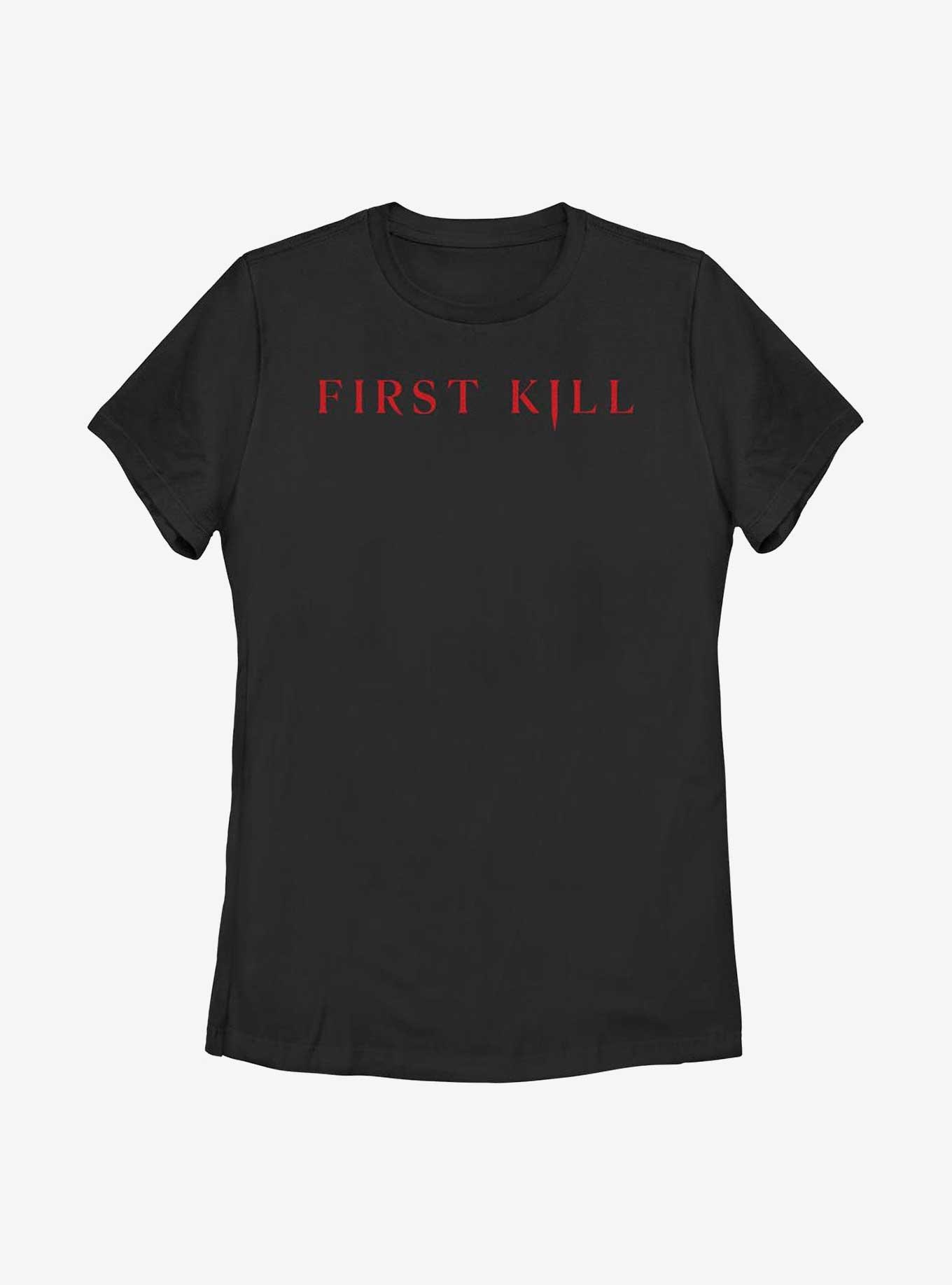 First Kill Logo Womens T-Shirt, BLACK, hi-res