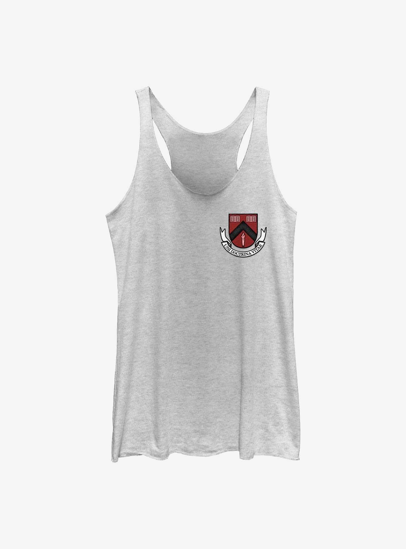 First Kill Chest Lancaster Crest Womens Tank Top, WHITE HTR, hi-res