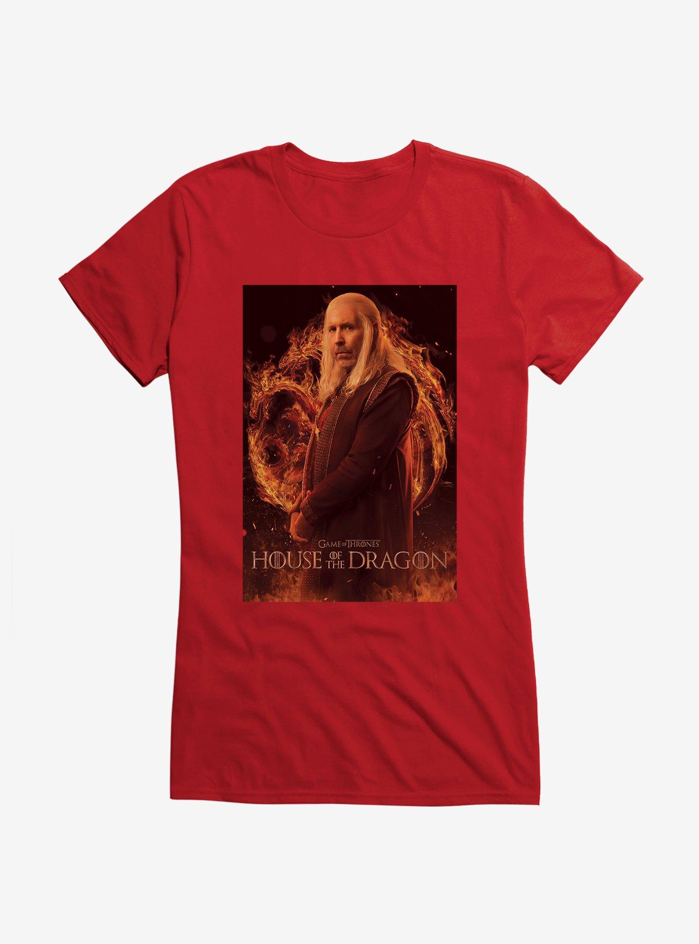 House Of The Dragon Viserys I Targaryen Girls T-Shirt, , hi-res