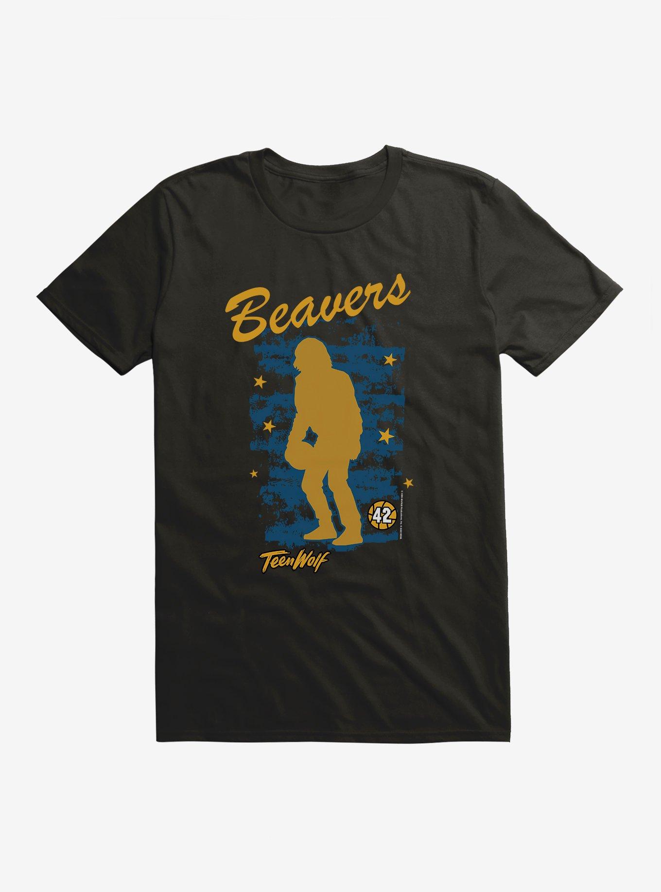 Teen Wolf Werewolf Silhouette T-Shirt, BLACK, hi-res