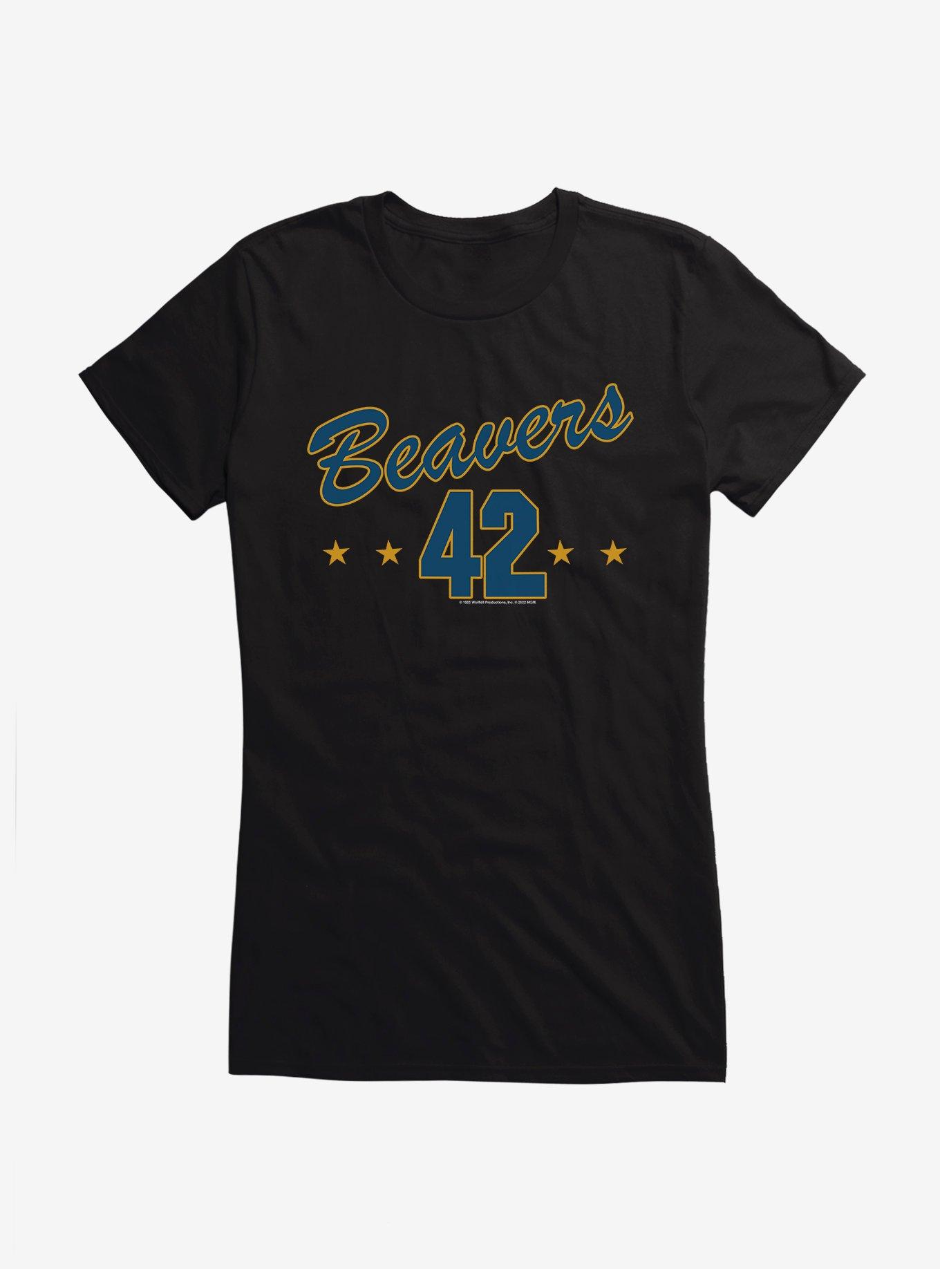 Teen Wolf Beavers 42 Girls T-Shirt, BLACK, hi-res