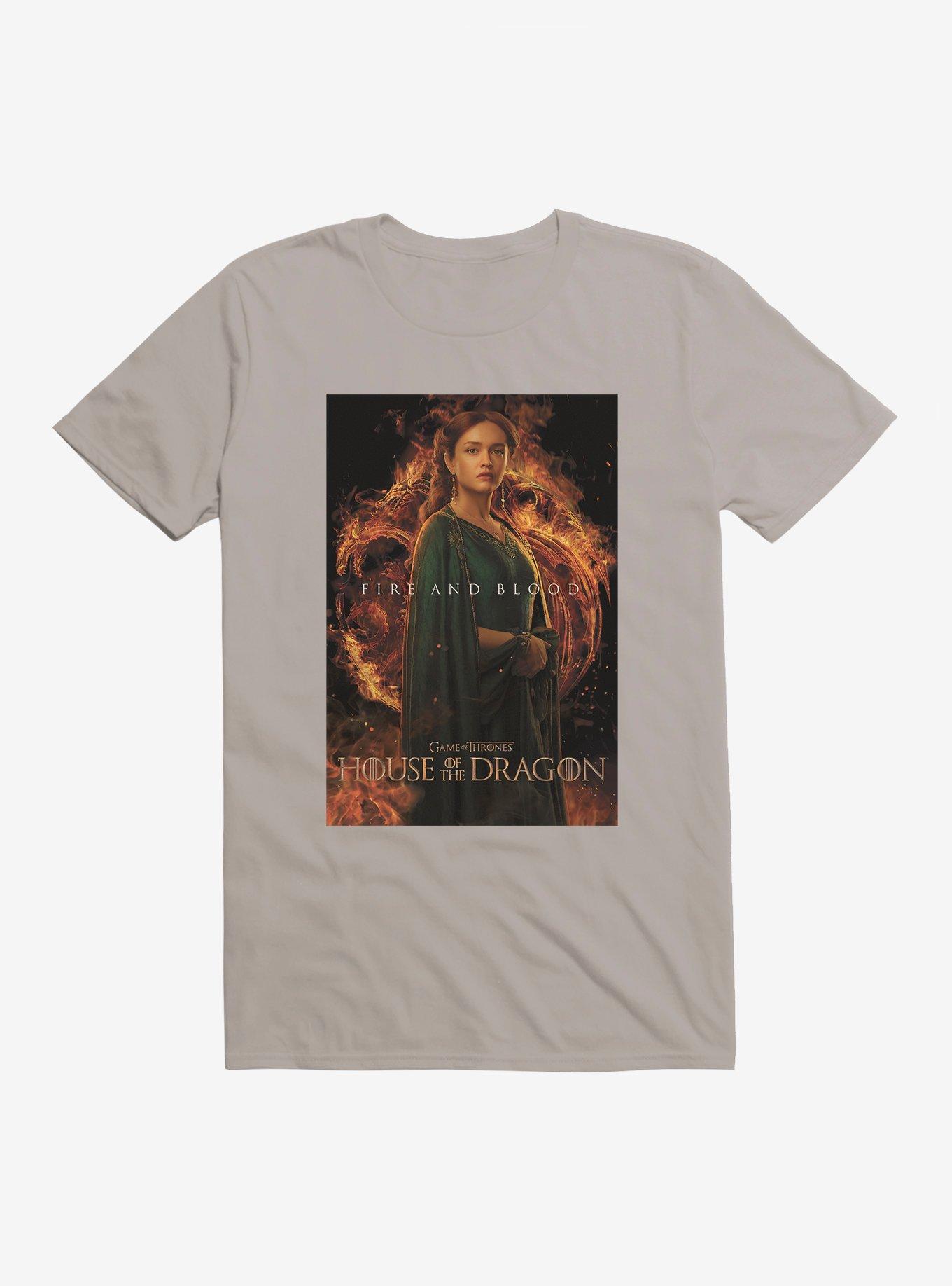 House Of The Dragon Alicent Hightower T-Shirt, LIGHT GREY, hi-res