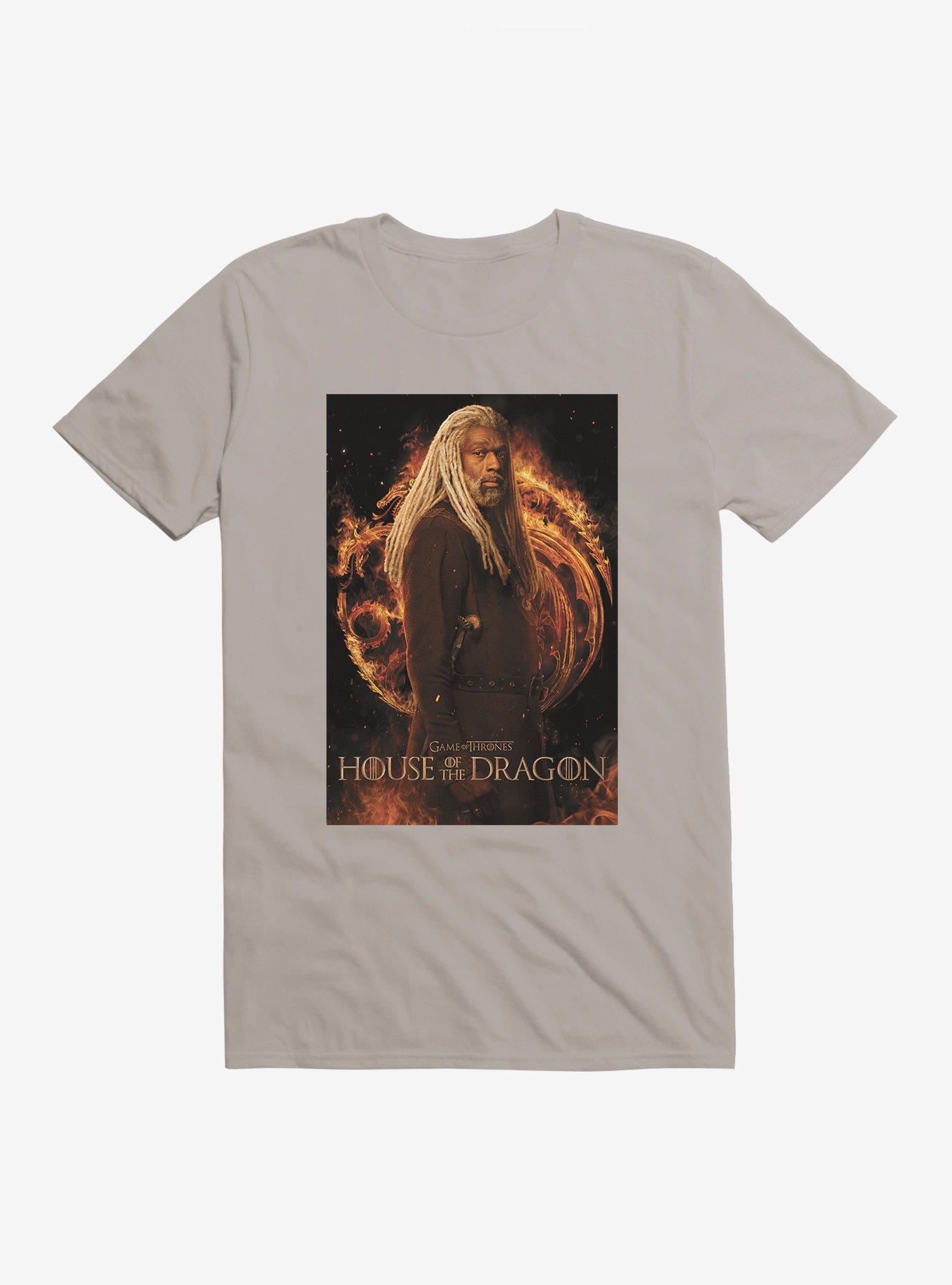 House Of The Dragon Corlys Velaryon T-Shirt, LIGHT GREY, hi-res