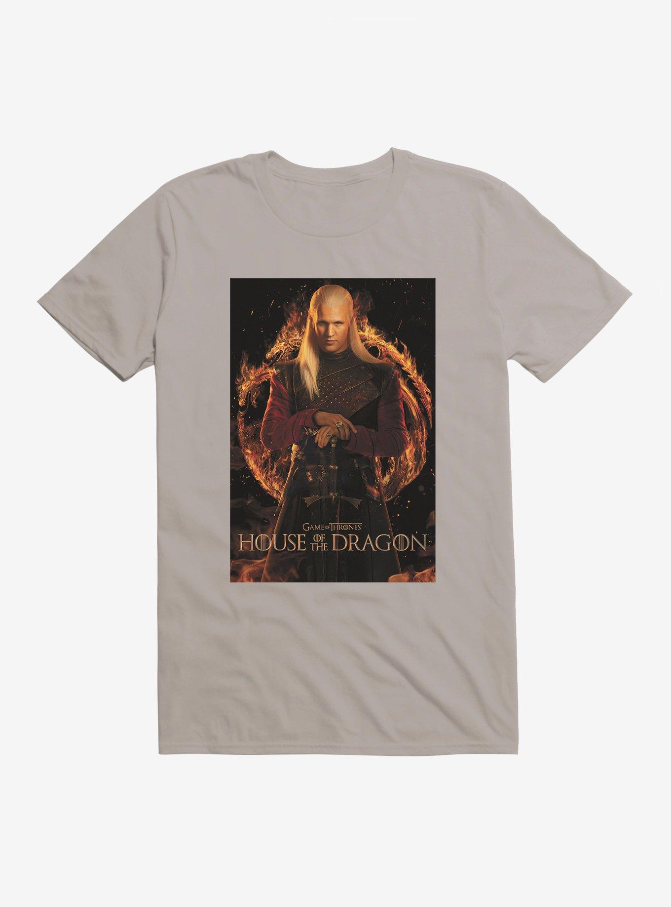 House Of The Dragon Daemon Targaryen T-Shirt, LIGHT GREY, hi-res