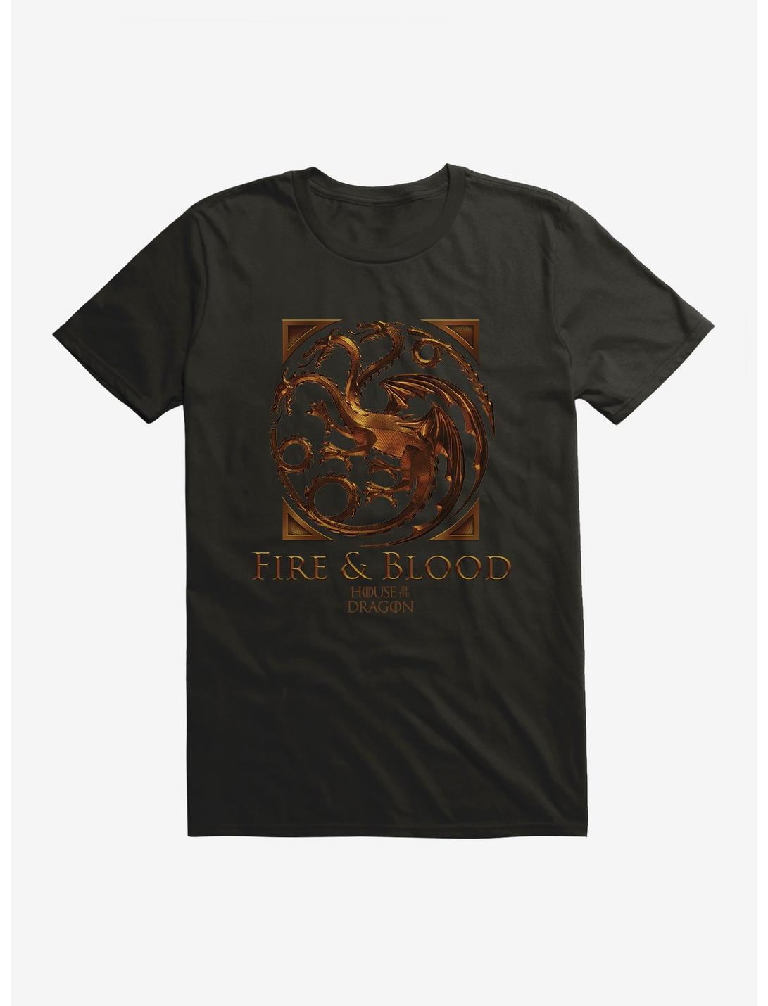 House Of The Dragon Fire And Blood House Targaryen T-Shirt, , hi-res