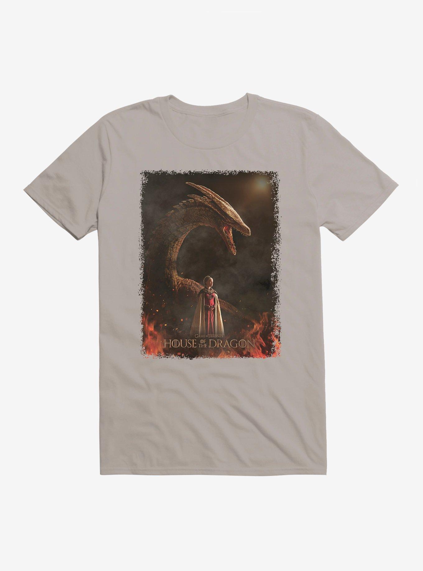 House Of The Dragon Rhaenyra Targaryen Dragonrider T-Shirt, LIGHT GREY, hi-res