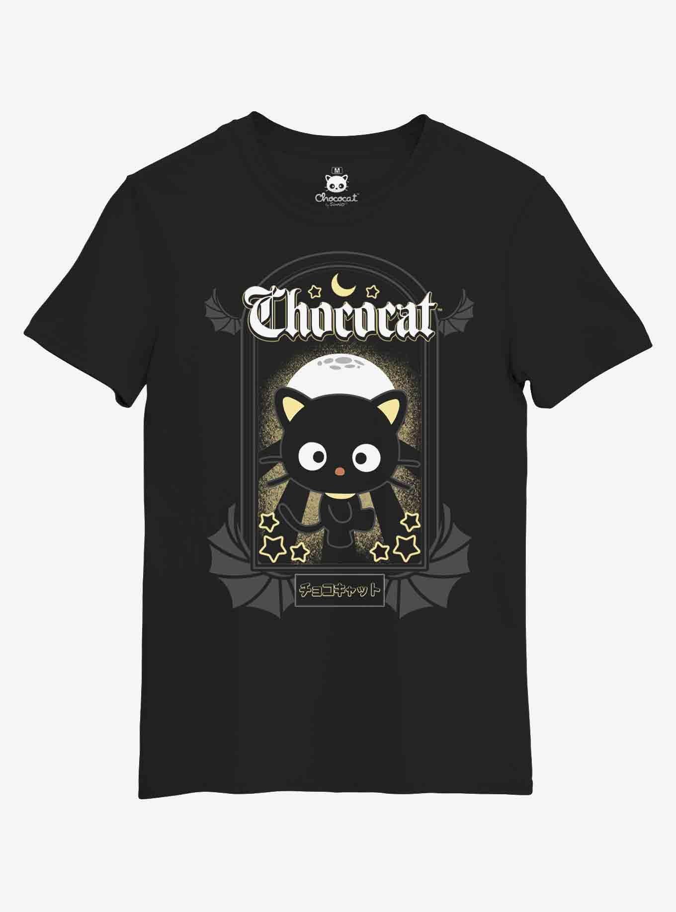 Chococat Bat Boyfriend Fit Girls T-Shirt, MULTI, hi-res