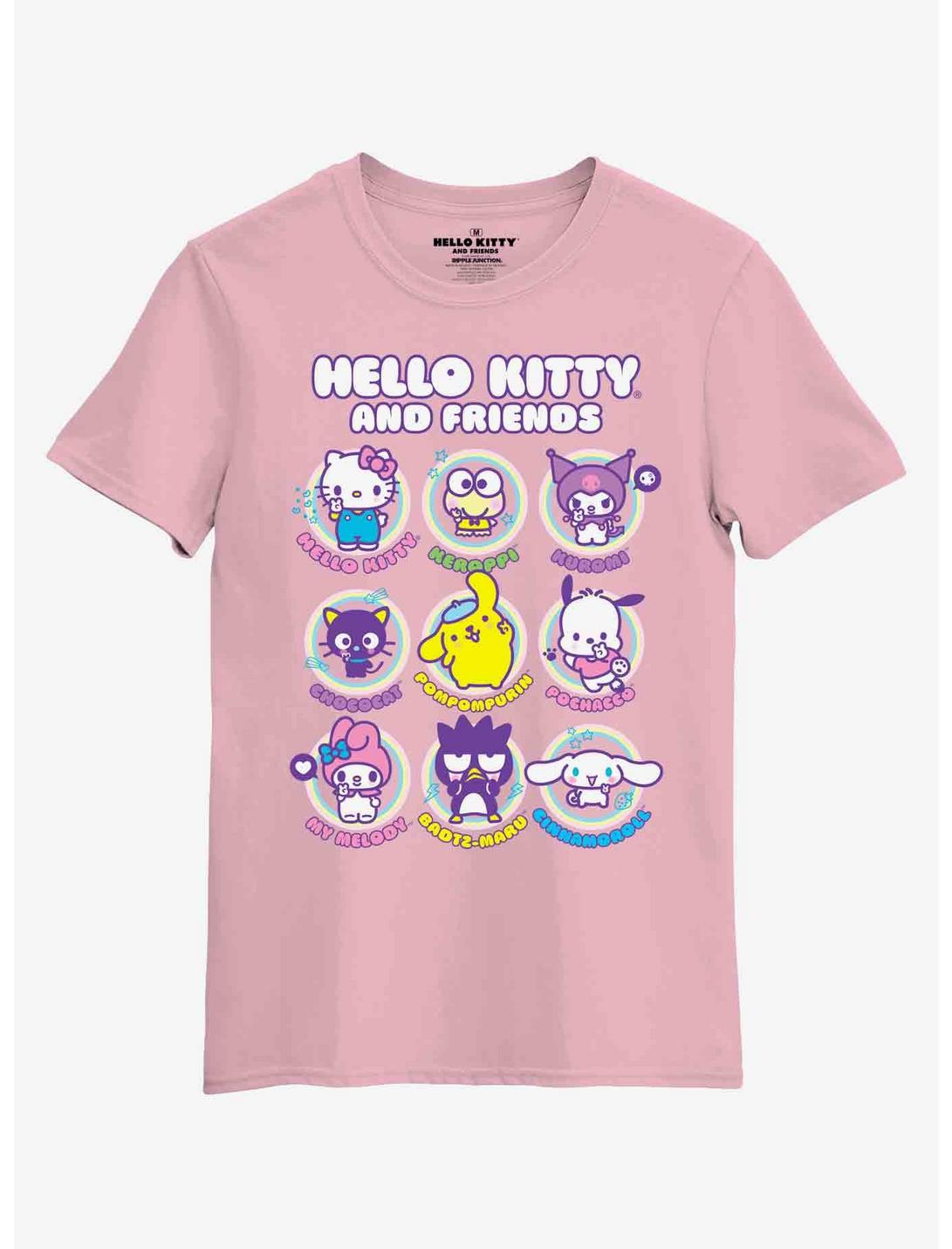 Hello Kitty And Friends Selfie Boyfriend Fit Girls T-Shirt, MULTI, hi-res