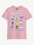 Hello Kitty And Friends Selfie Boyfriend Fit Girls T-Shirt Plus Size, MULTI, hi-res