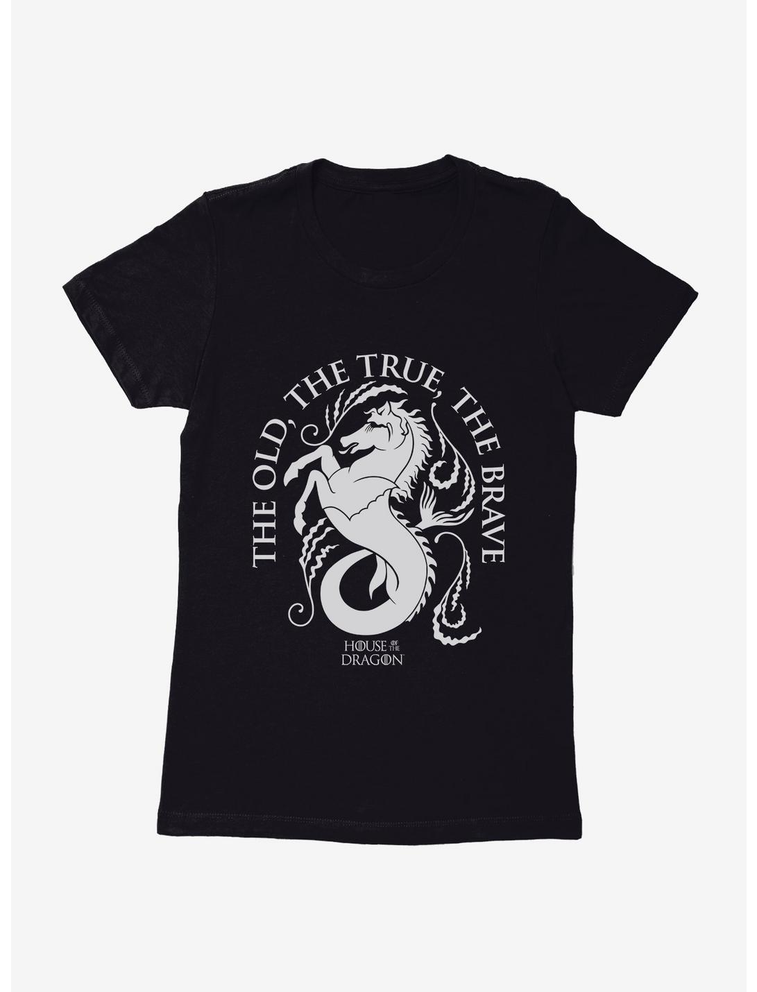 House Of The Dragon House Velaryon The True, The Old, The Brave Womens T-Shirt, , hi-res