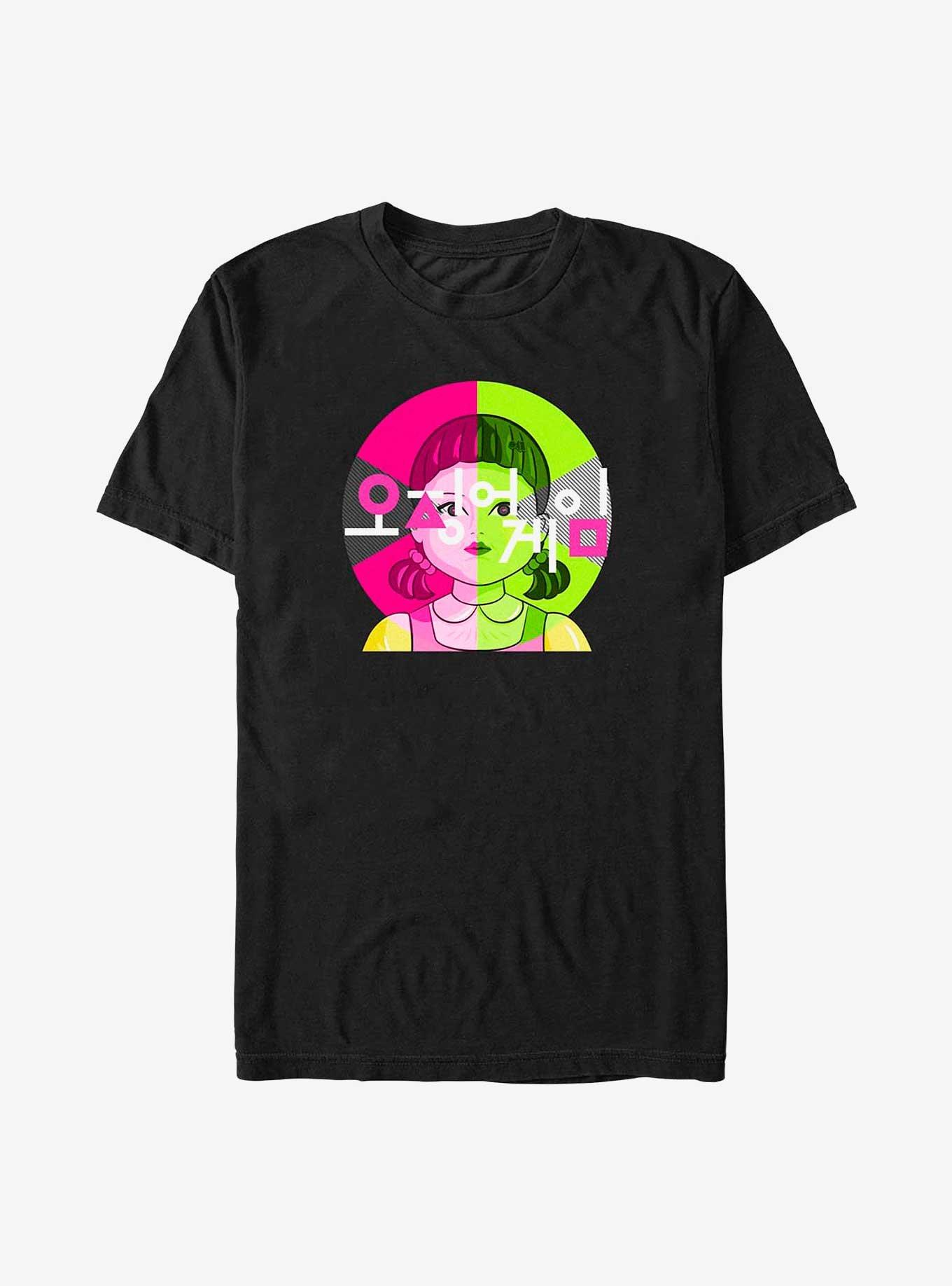 Squid Game Doll Badge T-Shirt, , hi-res