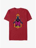 Squid Game Masked Men T-Shirt, RED, hi-res