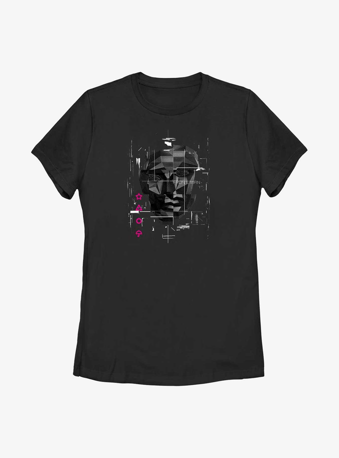 Squid Game Front Man Glitch Womens T-Shirt, , hi-res