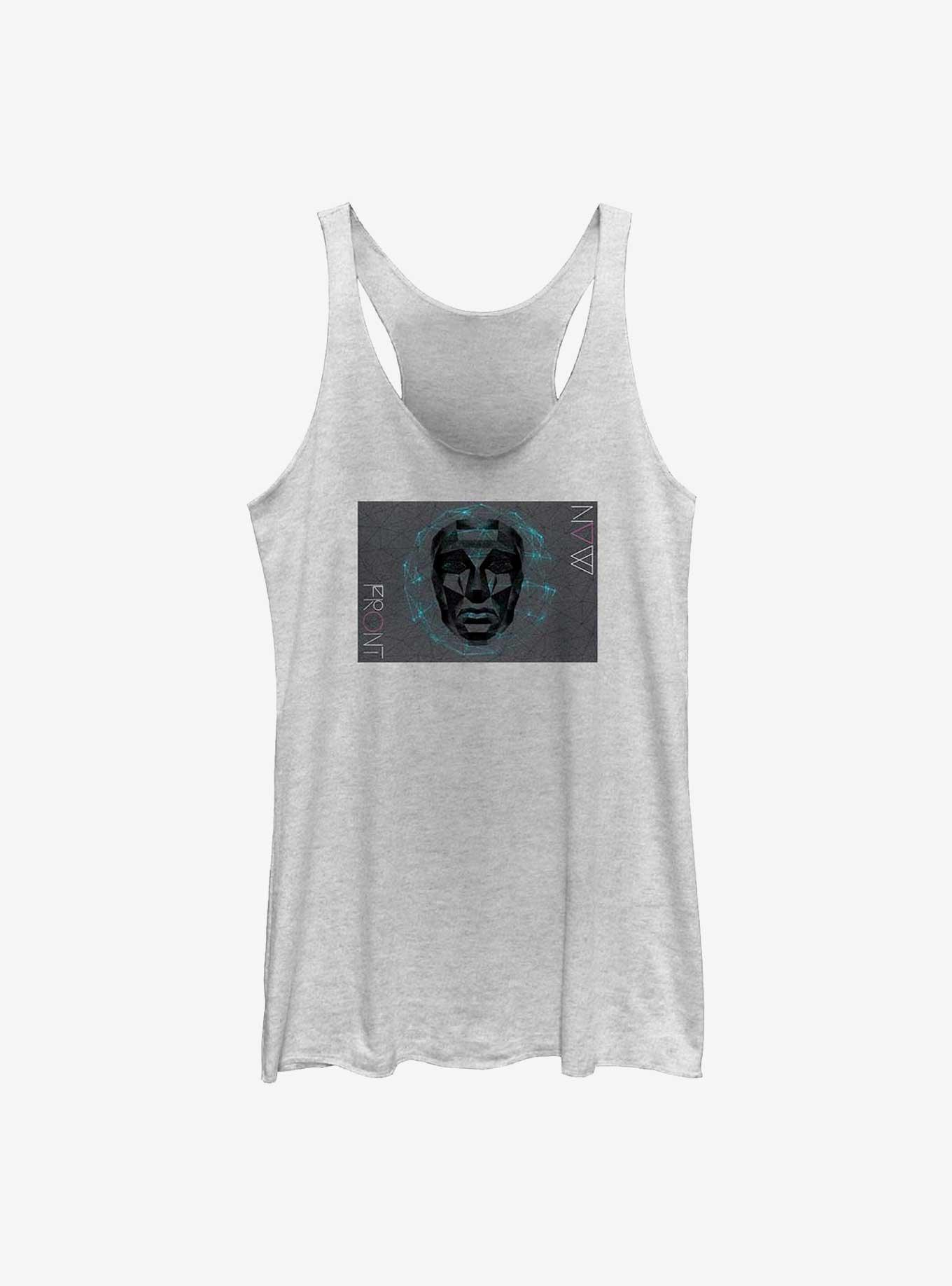 Squid Game Masked Leader Womens Tank Top, WHITE HTR, hi-res