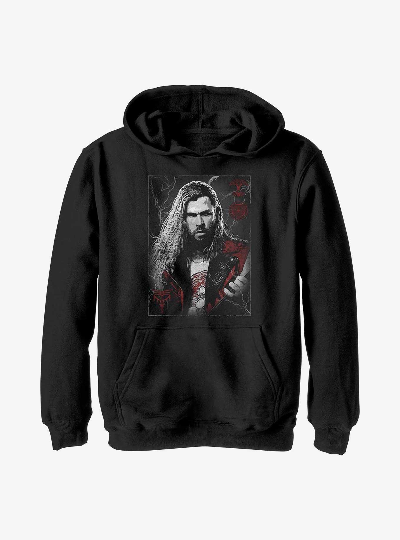Marvel Thor: Love and Thunder Metalhead Thor Youth Hoodie, , hi-res