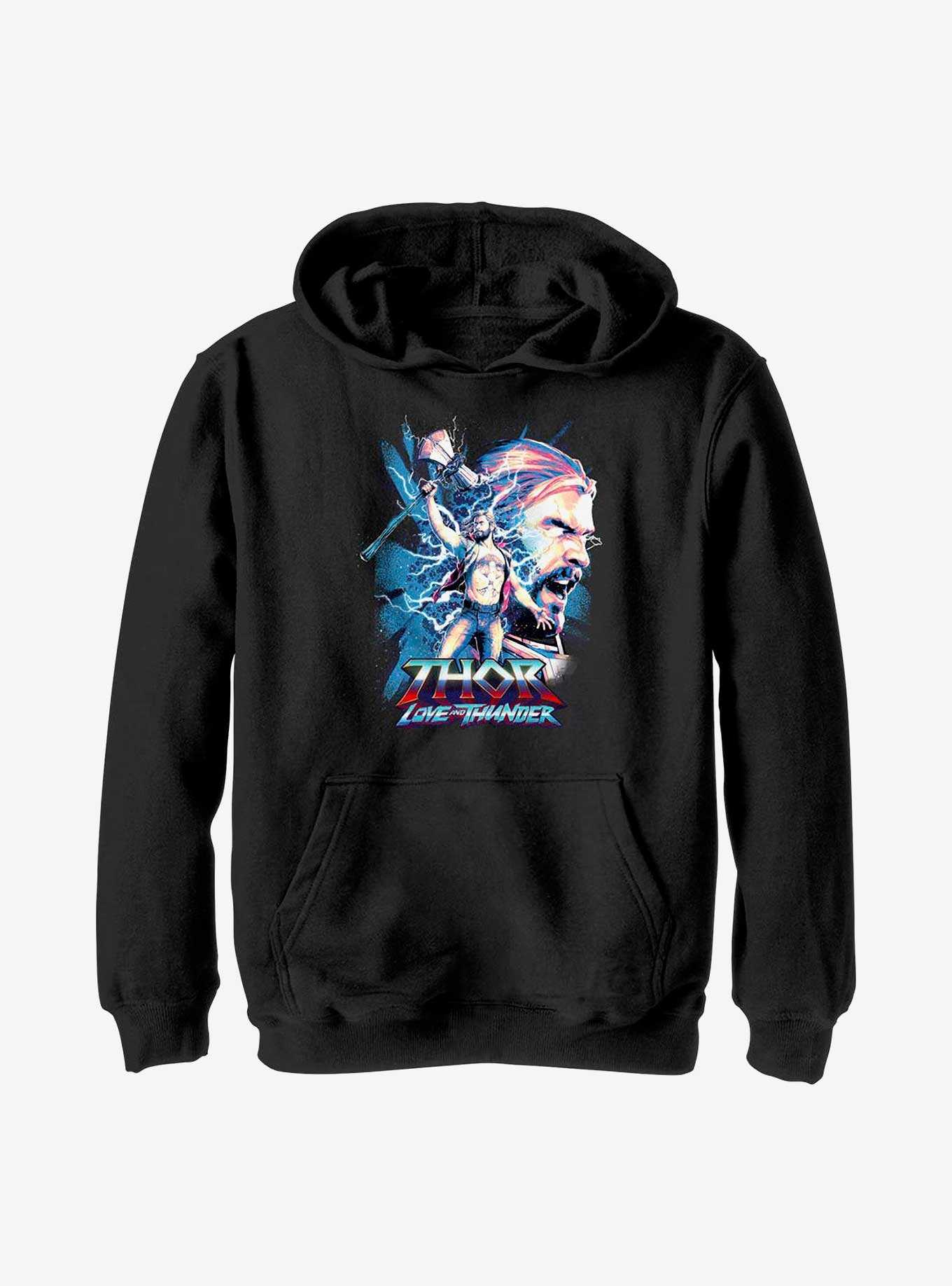 Marvel Thor: Love and Thunder Portrait Thor Youth Hoodie, , hi-res