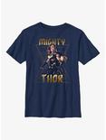 Marvel Thor: Love and Thunder Metal Lady Thor Youth T-Shirt, NAVY, hi-res
