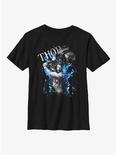 Marvel Thor: Love and Thunder Thunder Fire Youth T-Shirt, BLACK, hi-res