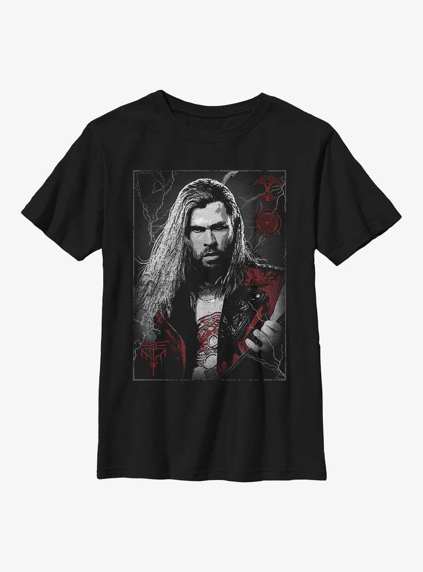 Marvel Thor: Love and Thunder Metalhead Thor Youth T-Shirt, , hi-res