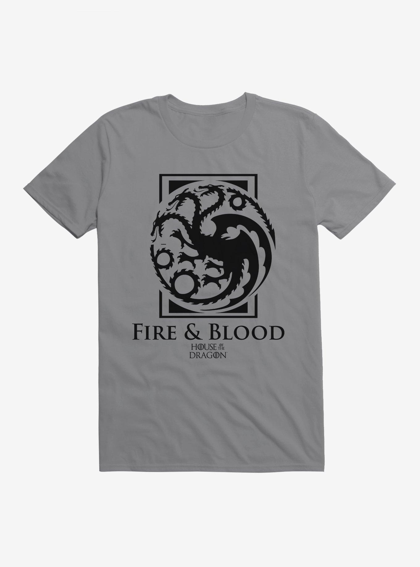 House Of The Dragon House Targaryen Fire And Blood T-Shirt, , hi-res