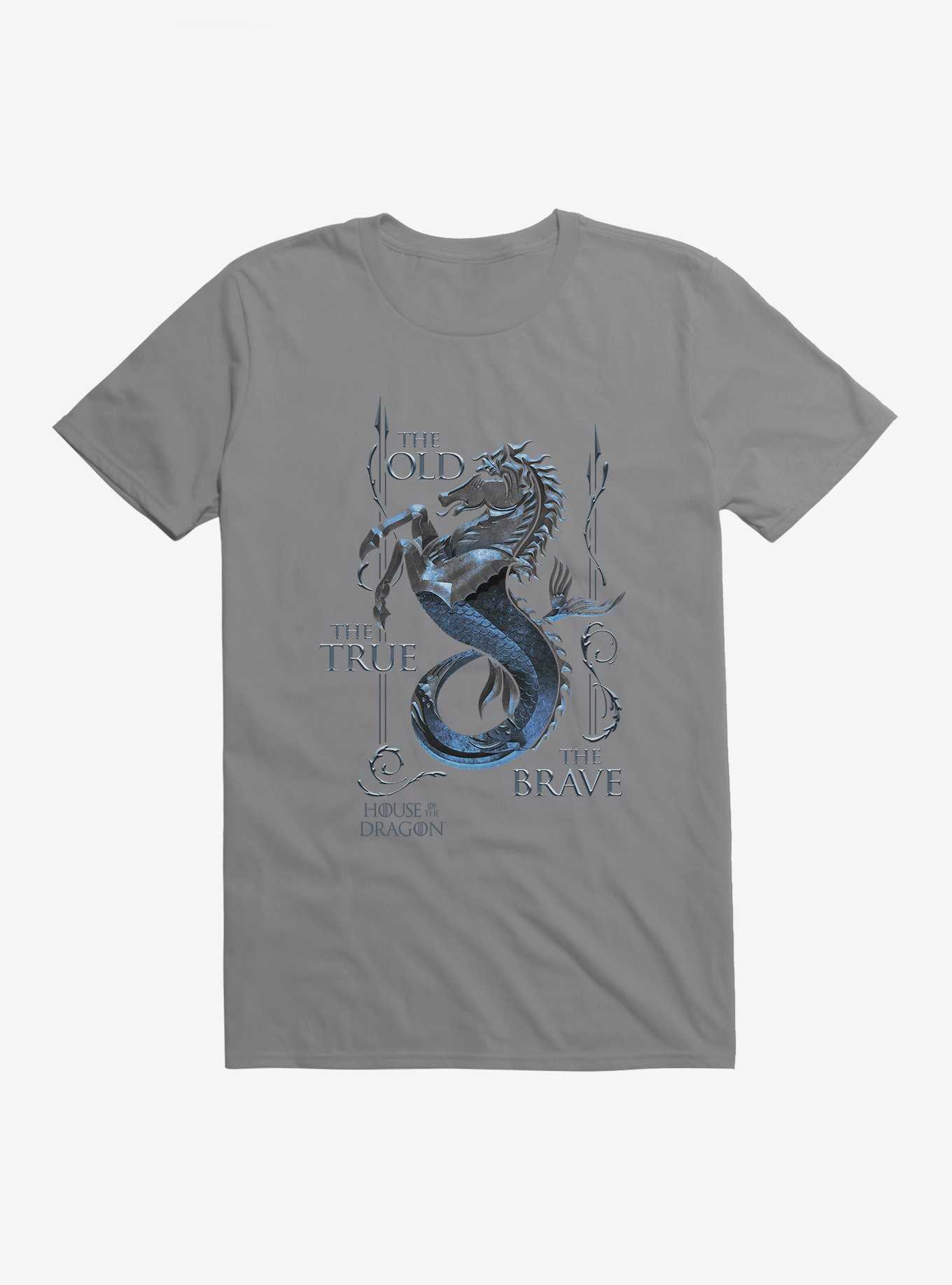 House Of The Dragon The True, The Old, The Brave House Velaryon T-Shirt, , hi-res