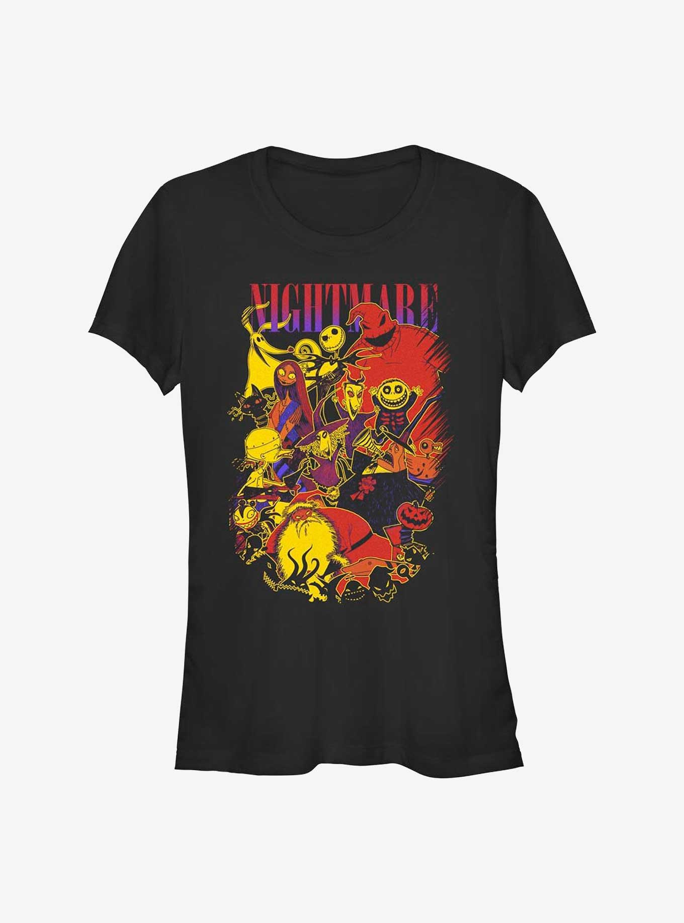 Disney The Nightmare Before Christmas Spook Squad Girls T-Shirt, BLACK, hi-res