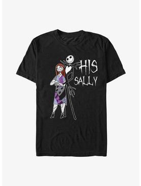 Plus Size Disney The Nightmare Before Christmas His Sally T-Shirt, , hi-res