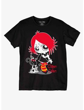 Ruby Gloom Cat & Skull Boyfriend Fit Girls T-Shirt Plus Size, , hi-res
