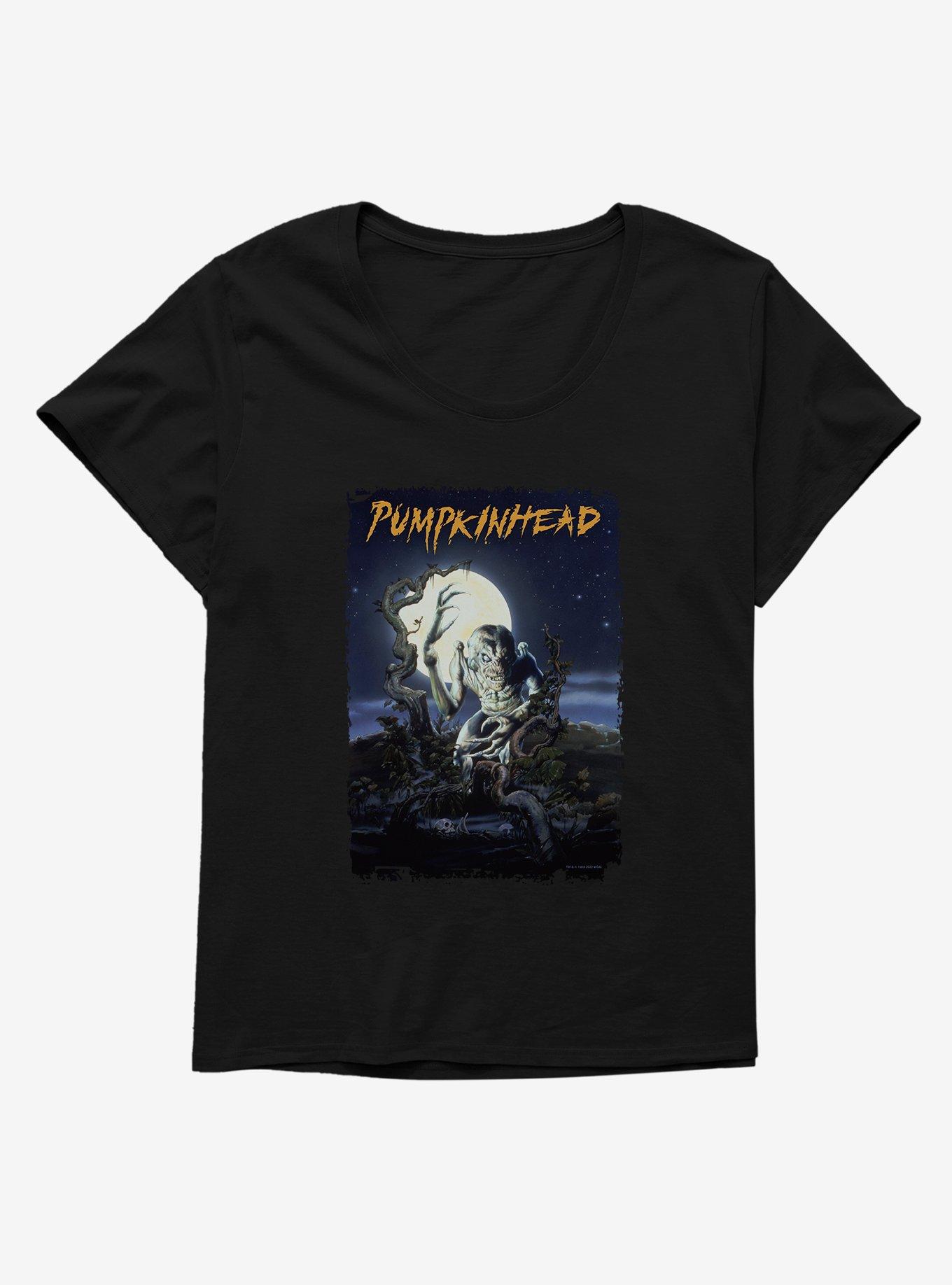 Pumpkinhead Stalking Girls T-Shirt Plus Size, BLACK, hi-res