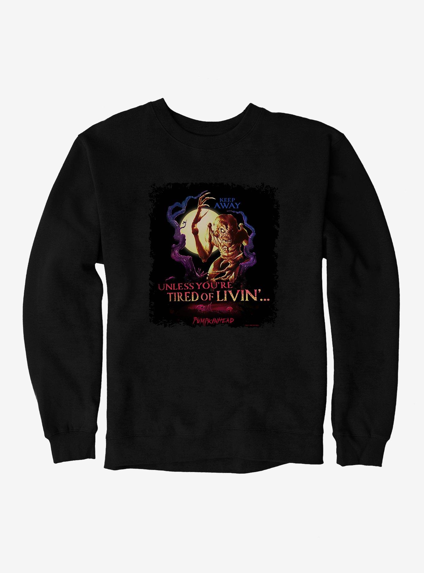 Pumpkinhead Keep Away Sweatshirt, BLACK, hi-res