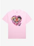 The Powerpuff Girls Airbrush Trio Boyfriend Fit Girls T-Shirt