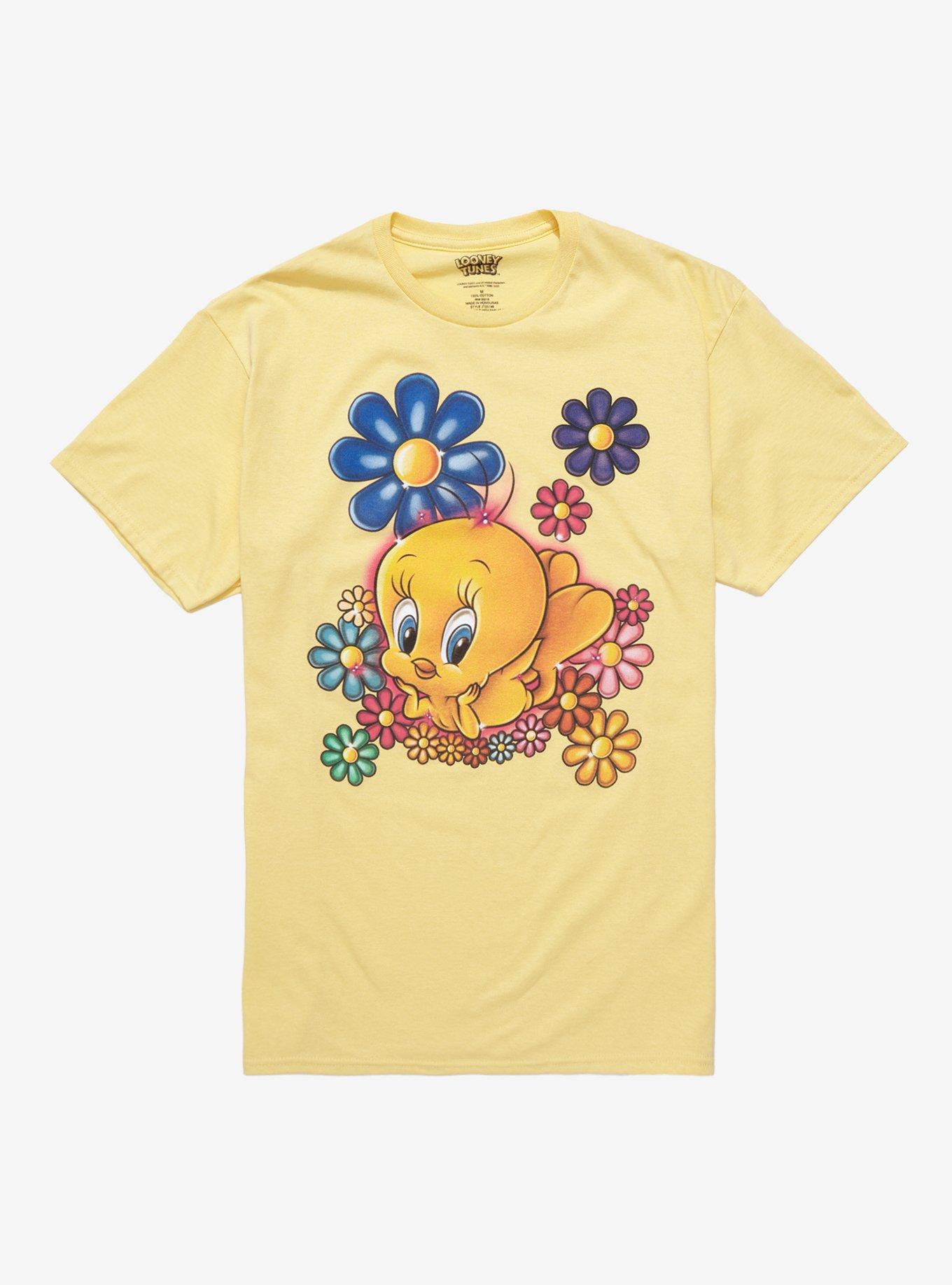 Looney Tunes Tweety Bird Boyfriend Fit Girls T-Shirt, MULTI, hi-res