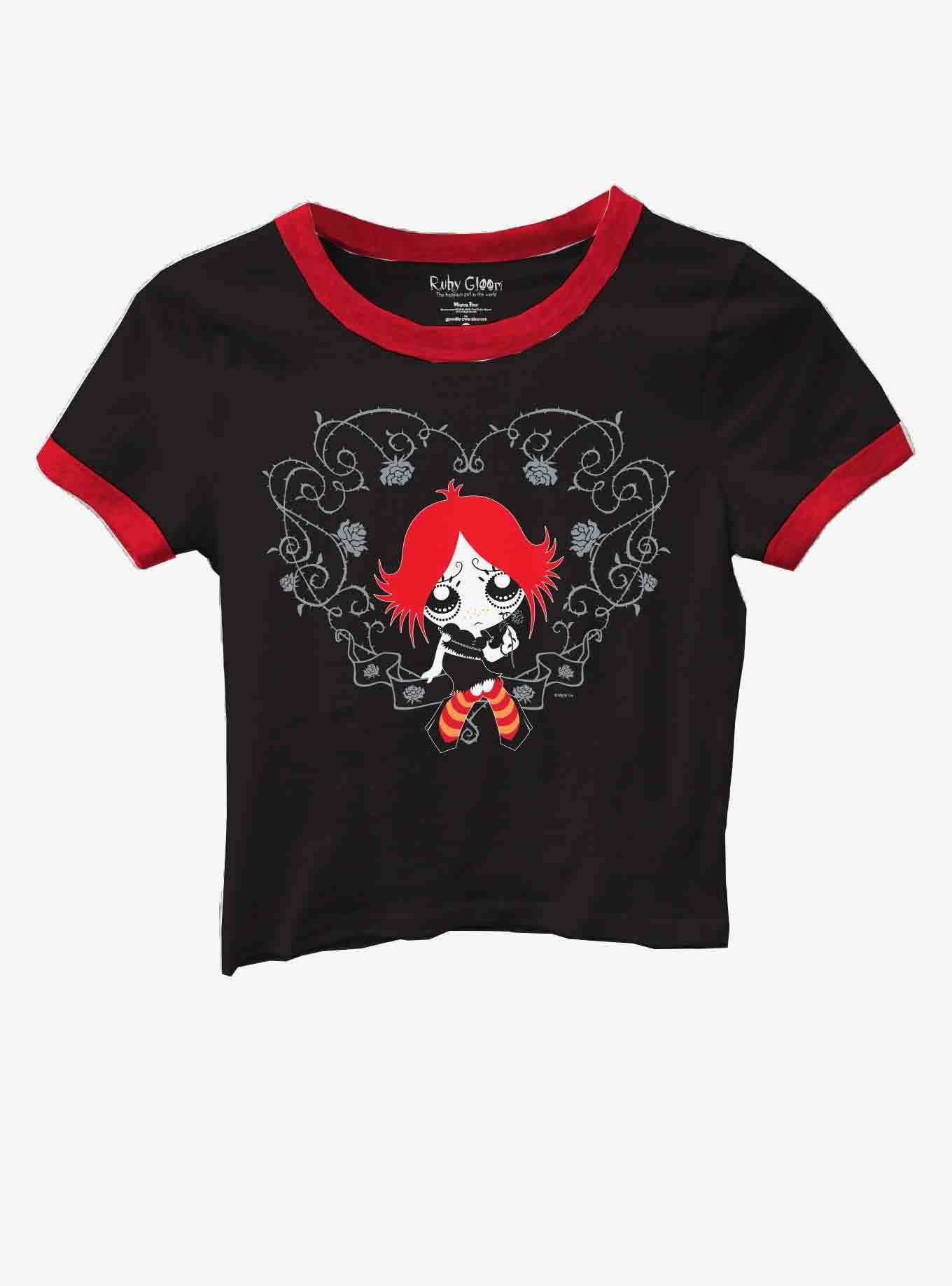 Ruby Gloom Heart Girls Baby Ringer T-Shirt, , hi-res