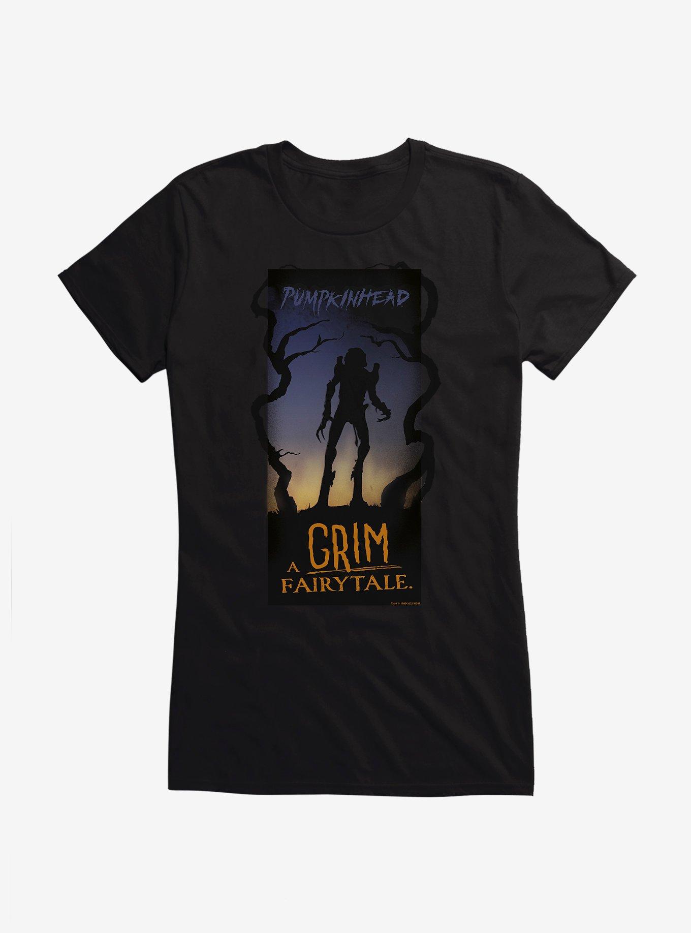 Pumpkinhead Grim Fairytale Girls T-Shirt, BLACK, hi-res