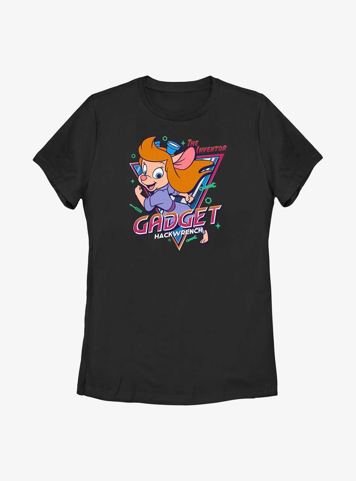 Disney Chip 'n Dale Gadget The Inventor Womens T-Shirt, BLACK, hi-res