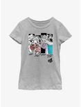 Disney Chip 'n Dale Rescue Group Panels Youth Girls T-Shirt, ATH HTR, hi-res