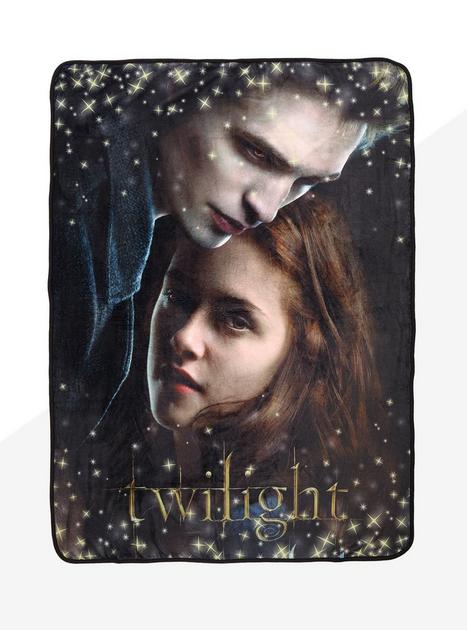 Twilight Edward Bella Sparkle Throw Blanket Hot Topic