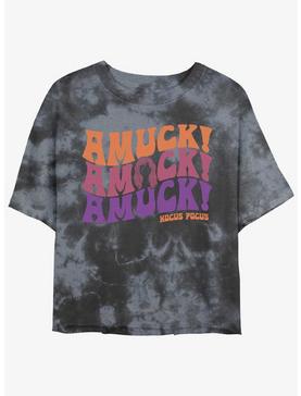 Disney Hocus Pocus Amuck, Amuck, Amuck! Tie-Dye Girls Crop T-Shirt, , hi-res