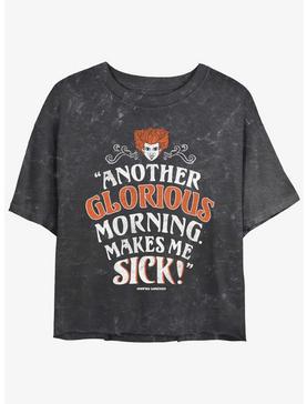 Disney Hocus Pocus Winnie Another Glorious Morning Mineral Wash Girls Crop T-Shirt, , hi-res
