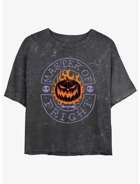 Disney The Nightmare Before Christmas Master of Fright Mineral Wash Girls Crop T-Shirt, , hi-res