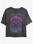 Disney The Nightmare Before Christmas Sally's Apothecary Mineral Wash Girls Crop T-Shirt, BLACK, hi-res