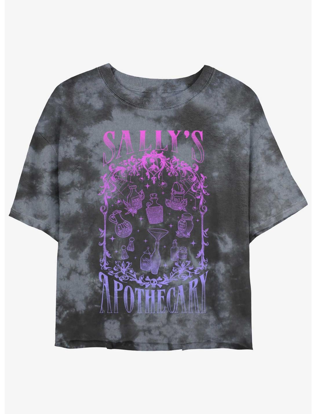 Disney The Nightmare Before Christmas Sally's Apothecary Tie-Dye Girls Crop T-Shirt, BLKCHAR, hi-res