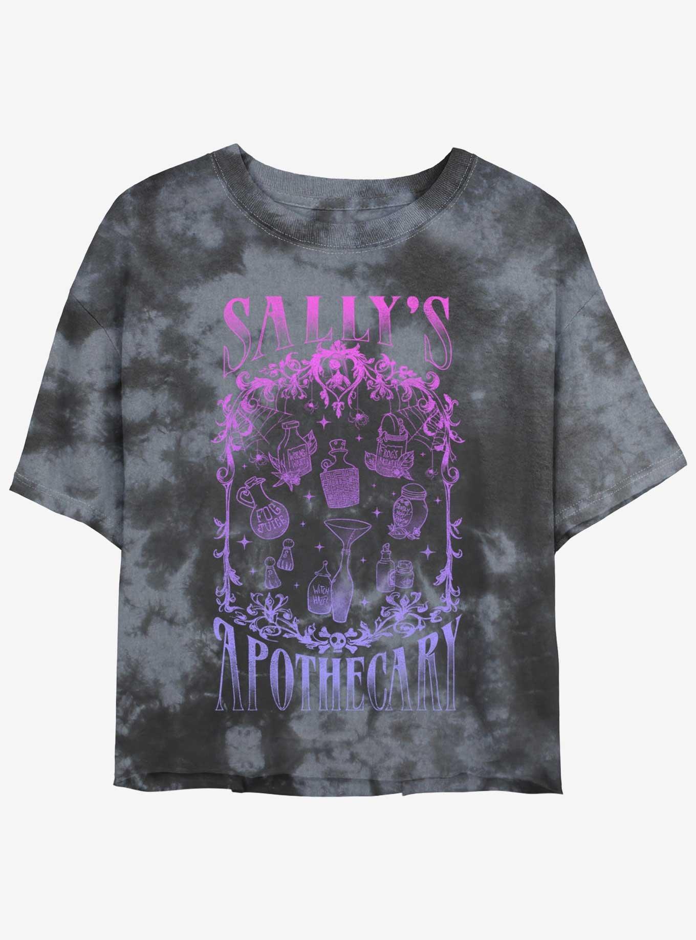 Disney The Nightmare Before Christmas Sally's Apothecary Tie-Dye Girls Crop T-Shirt, , hi-res